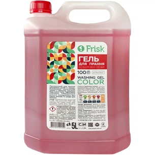 Гель для прання Frisk Color для кольорових тканин 5 л (4820197120291) зображення 1