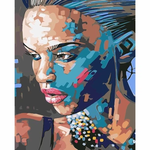 Картина по номерам Strateg Виразне обличчя 40х50 см (SY6216) зображення 1