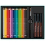 Карандаши цветные Faber-Castell AlbrechtDrer17 кольорів з аксесуарамив картонній подарунковій коробці (217552) (33027) - уменьшенное изображение 2