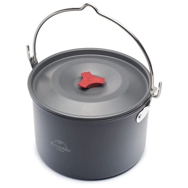 Котел туристичний Naturehike Camping NH17D021-G 4л Aluminium (6927595723173) - зображення 1