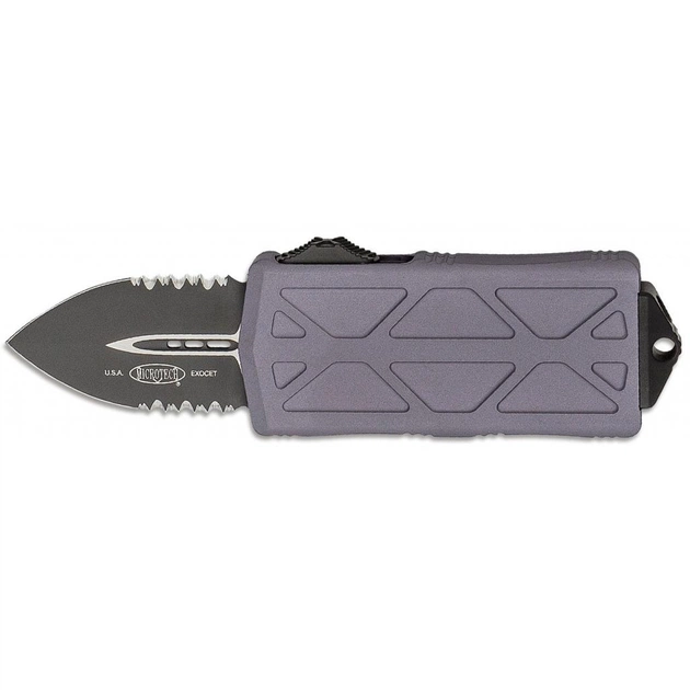 Ніж Microtech Exocet Black Blade DS Grey (157-2GY) - изображение 1
