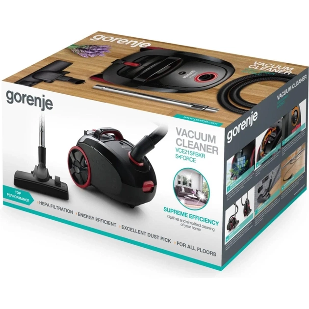 Пилосос Gorenje VCE 21 SFBKR (VCE21SFBKR) - зображення 10
