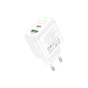 Зарядное устройство BOROFONE BAS44A 1xUSB-C PD20W + 1xUSB QC3.0 white (6941991113840) - уменьшенное изображение 5
