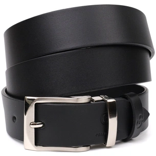 Ремінь Grande Pelle Брючний з натуральної шкіри Чорний (11675) зображення 1