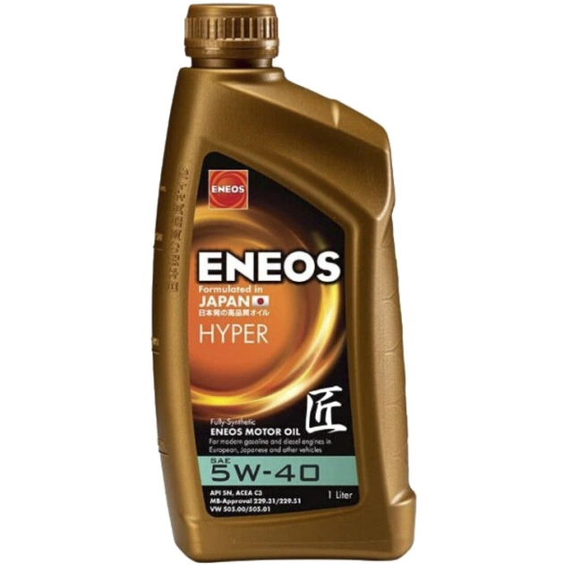 Моторное масло ENEOS HYPER 5W-40 1л (EU0031401N) - изображение 1