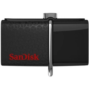 USB флеш накопичувач SanDisk 64GB Ultra Dual Drive Black OTG USB 3.0 (SDDD2-064G-G46) зображення 1