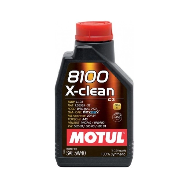 Моторна олива MOTUL 8100 X-clean C3 5w40 1л (854111) - изображение 1