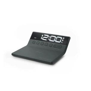 Настільний годинник Muse з бездротовою зарядкою телефону (M-168 WI) зображення 1