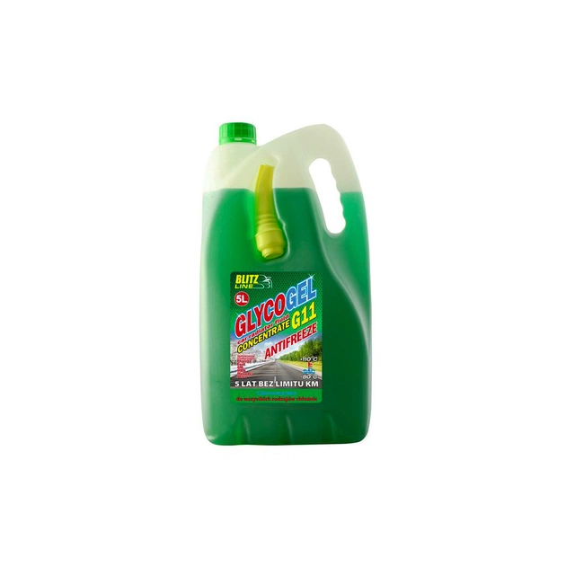 Антифриз BioLine Poland Glycogel G11 -80°C зелений, 5л (175531) - изображение 1