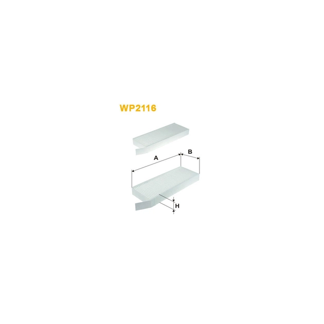 Фильтр салона Wixfiltron WP2116 - изображение 1