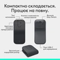 Мишка Logitech Mobi Fold Bluetooth Graphite (910-007604) - зменшене зображення 3