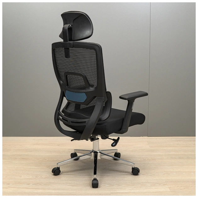 Офісне крісло Richman Вектор Про Хром М-2 Сітка Чорна (R00000053311) - зображення 4