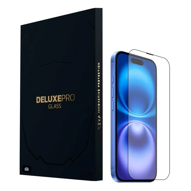 Стекло защитное iLera DeLuxe Original Glass iPhone 16 | 15 (ILFCDL16) - изображение 1