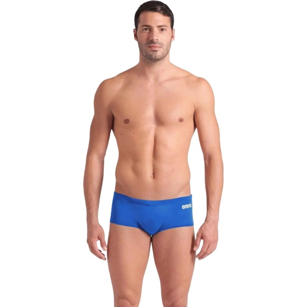 Плавки Arena Solid Team Low-Waist Swim Shorts 004775-720 синій, білий 90 (3468336638446) - зображення 1