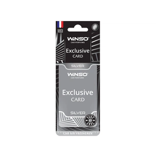 Ароматизатор для автомобіля WINSO Card Exclusive Silver (533170) зображення 1