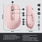 Мишка Logitech MX Anywhere 3 Rose (910-005990) - зменшене зображення 6