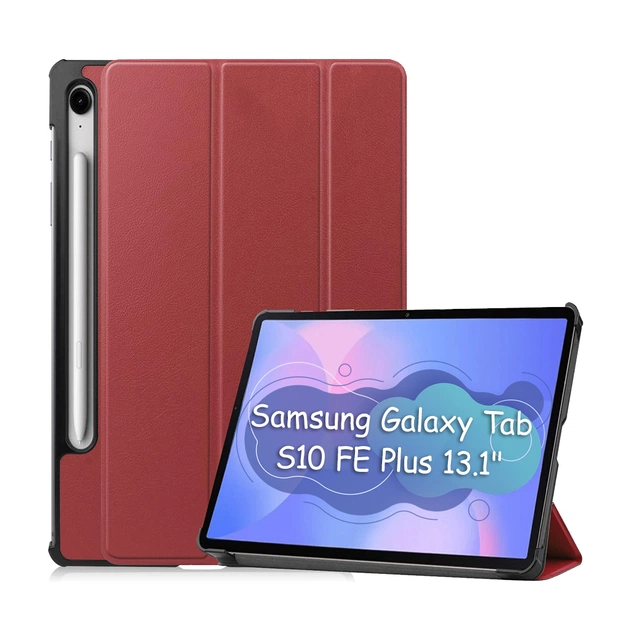 Чохол до планшета BeCover Smart Case Samsung Galaxy Tab S10 FE Plus (SM-X620/SM-X626) 13.1" Red Wine (713385) - зображення 1