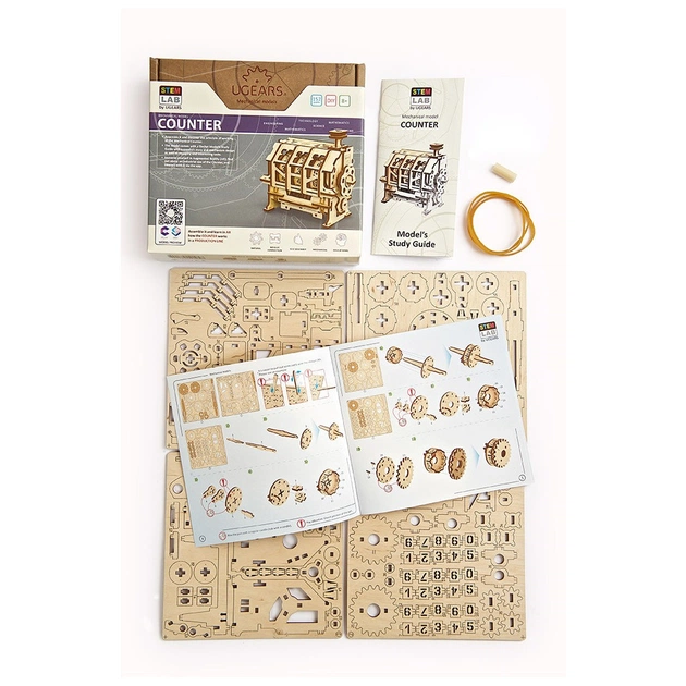 Конструктор Ugears Лічильник (70130) - picture 9