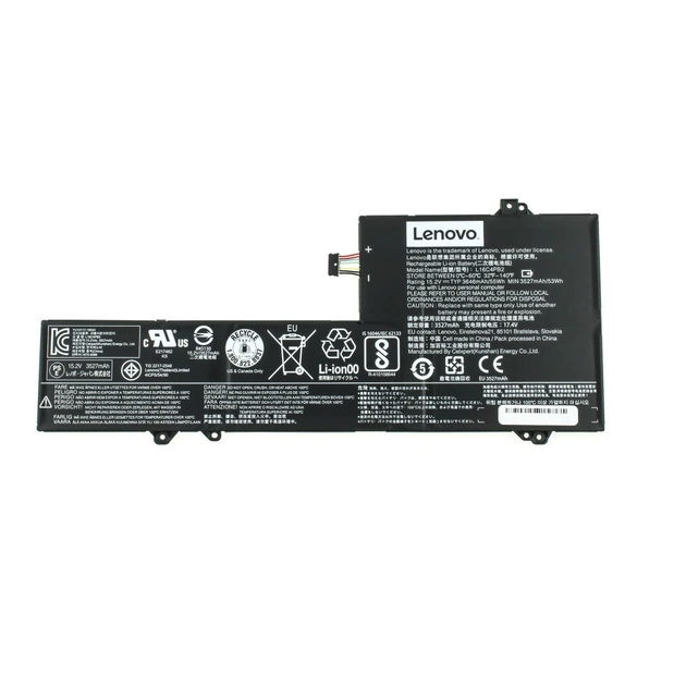 Акумулятор до ноутбука Lenovo IdeaPad 720S-14 L16C4PB2, 3646mAh (55Wh), 4cell, 15.2V, Li-ion (A47680) - изображение 1