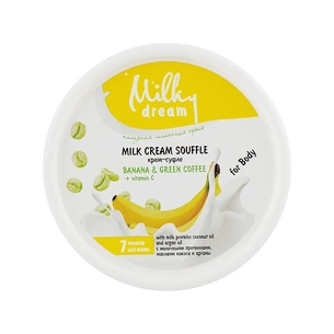 Крем для тіла Milky Dream Банан і зелена кава 110 мл (4820205302558) зображення 1