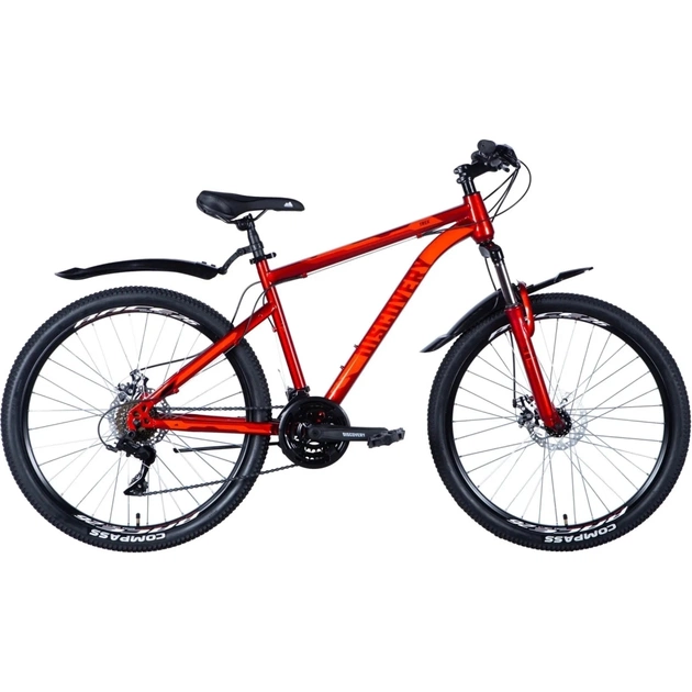 Велосипед Discovery 26" Trek AM DD рама-13" St червоний 2024 (OPS-DIS-26-555) - изображение 1