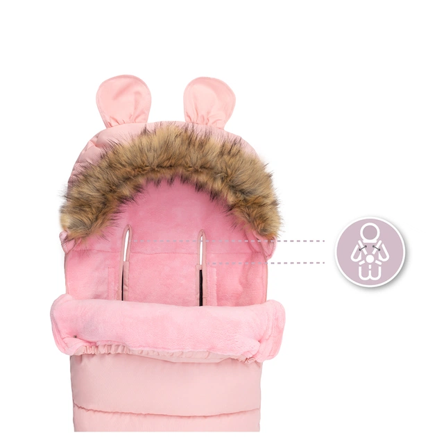 Зимовий конверт MoMi Sleeping bag pink (AKCE00033) - picture 7