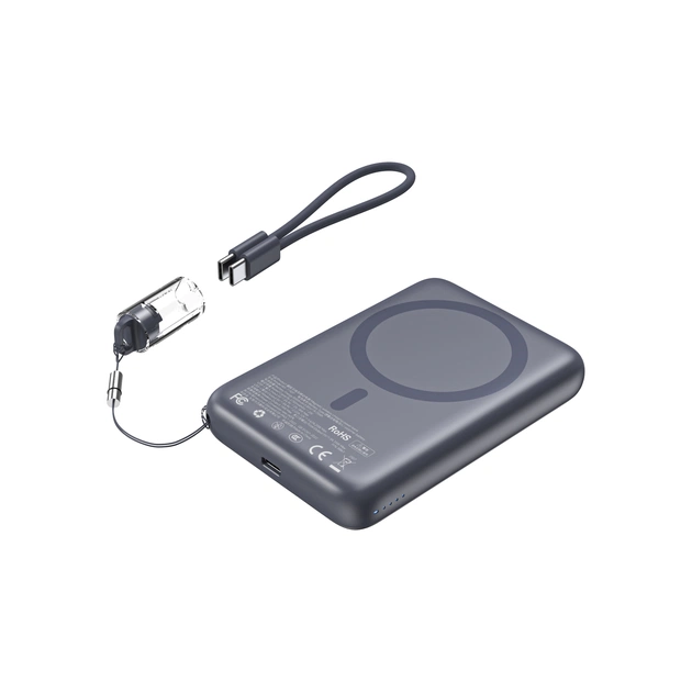Універсальна мобільна батарея Choetech B862 10000mAh 22.5W Black - зображення 1