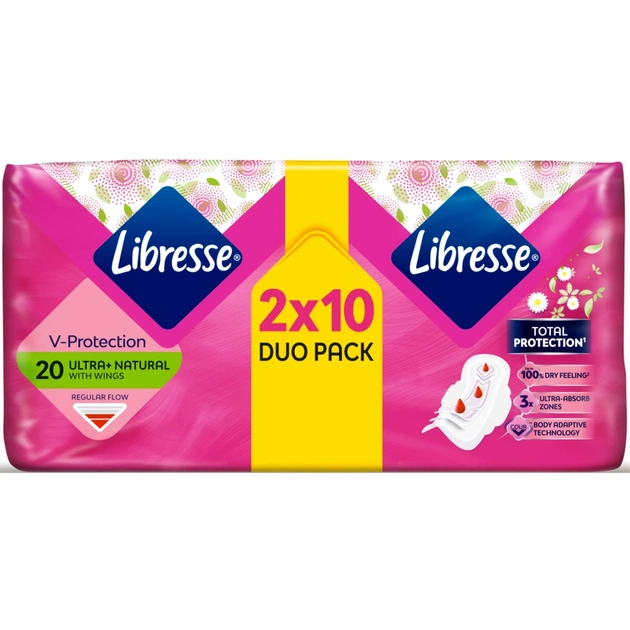 Гігієнічні прокладки Libresse Ultra Normal Aloe Vera & Camomile 20 шт. (7322540344011) - picture 3