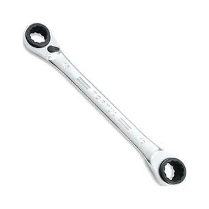 Ключ Toptul накидний з подвійною тріскачкою 72 зубця Pro-Series 12x15-14x13, 190мм (ABAD1215) зображення 1