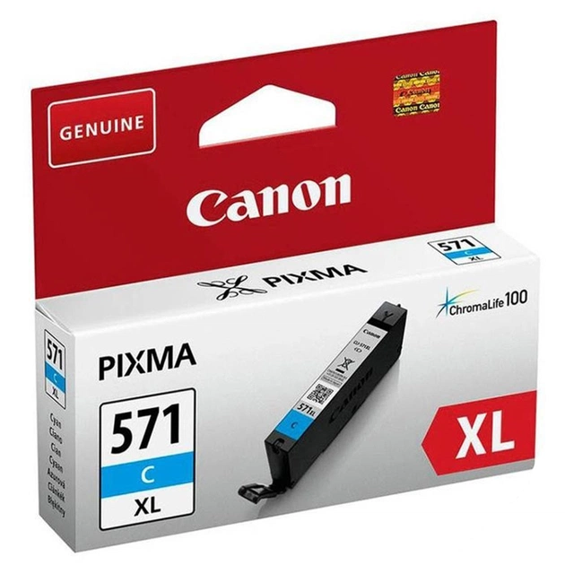 Картридж Canon CLI-571CXL XL Cyan (0332C001) - изображение 1
