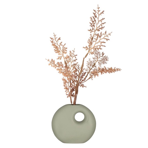 Ваза Ardesto Capri, 14х12см, порцеляна, зелений (AR3809O) - picture 2