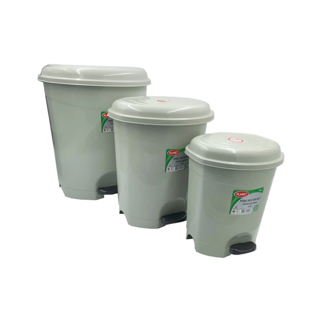 Контейнер для сміття Planet Household №2 з педаллю сірий 6 л (10338) - picture 6