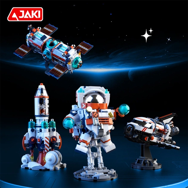 Конструктор JAKI Space Station 327 Pieces (JK8506) - изображение 1