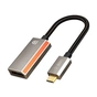 Адаптер Сabletime DisplayPort - USB Type-C (F/M), 0.2 м, Gray (CP16A) - уменьшенное изображение 1