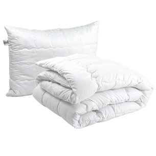 Ковдра Руно набір ковдра силіконова Warm Silver 140х205 + 1 подушка 50х70 (924.52_Warm Silver) зображення 1
