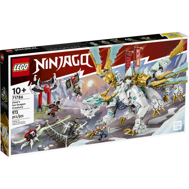 Конструктор LEGO Ninjago Істота Крижаний Дракон Зейна 973 деталі (71786) - зображення 1