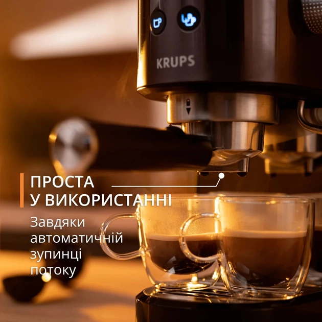 Ріжкова кавоварка еспресо Krups XP444G10 - picture 11