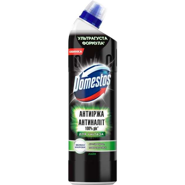 Засіб для чищення унітазу Domestos Грін 750 мл (8717163631591) - зображення 1
