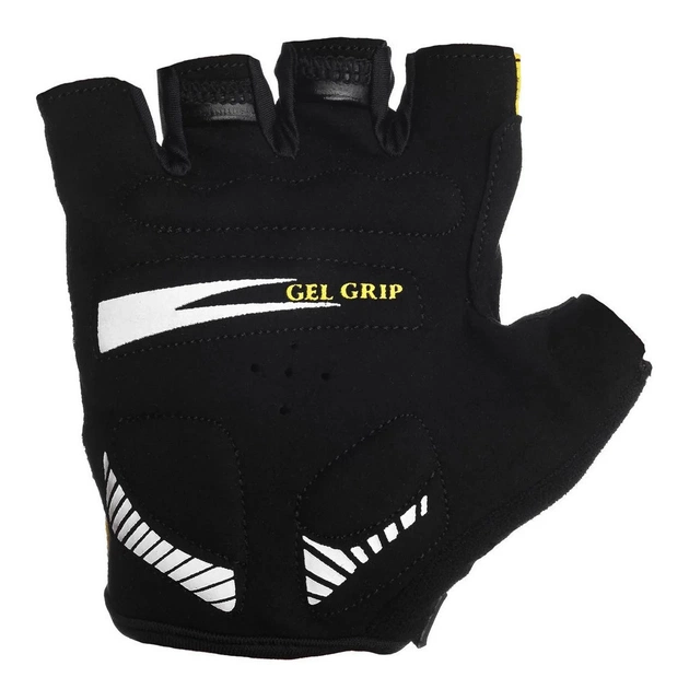 Велорукавиці PowerPlay 5028 Black/Yellow L (5028B_L_Yellow) - зображення 3
