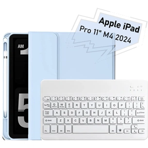 Чохол до планшета BeCover with keyboard Apple iPad Pro 11" M4 2024 Light Blue (713000) зображення 1