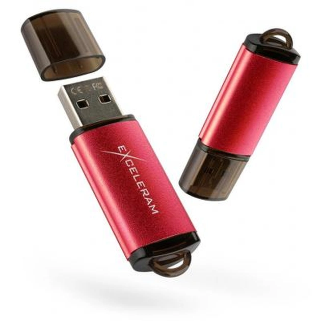 USB флеш накопичувач eXceleram 64GB A3 Series Red USB 3.1 Gen 1 (EXA3U3RE64) - зображення 1