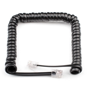 Кабель телефонний Atcom телефонный спиральный 2м RJ9 (17373) picture 1