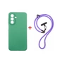 Чохол до мобільного телефона Dengos Case + Cross-body Strap Samsung Galaxy A17/A26 Mint+Purple (DG-KM-CCRB-25) - зменшене зображення 1