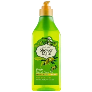 Гель для душу KeraSys Shower Mate Fresh Olive & Green Tea 550 мл (8801046876756) зображення 1