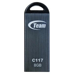 USB флеш накопичувач Team 8GB C117 Grey USB 2.0 (TC1178GC01) зображення 1