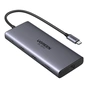 Концентратор Ugreen USB-C 2xHDMI 8K30Hz/4K60Hz + 3xUSB 3.2 + 2xUSB-C 3.2 + RJ45 + SD/TF + PD 100W (15534) - уменьшенное изображение 1