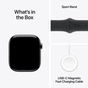 Смарт-годинник Apple Watch Series 10 GPS + Cellular 46mm Slate Titanium Case with Black Sport Band - M/L (MWYE3QH/A) - зменшене зображення 9