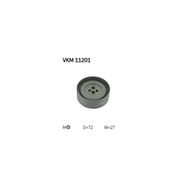 Ролик натягувача ременя SKF VKM 11201 - зображення 1