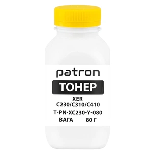 Тонер XER C230/C310/C410, 80 г, Yellow Patron (PN-XC230-Y-080) зображення 1