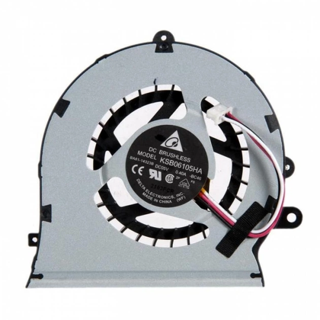 Вентилятор ноутбука Samsung 300V3A DC(5V,0.4A) 4(3)pin (BA81-14323B/KSB06105HA-BC46) - изображение 1